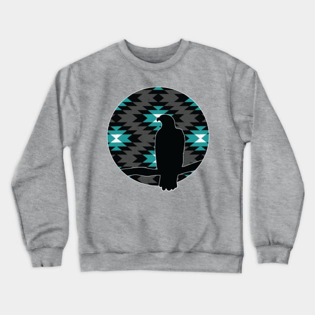 Sitting Eagle - 3 Crewneck Sweatshirt by Brightfeather